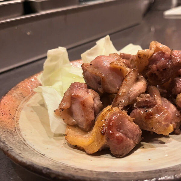 ヒネ鶏の塩焼き
